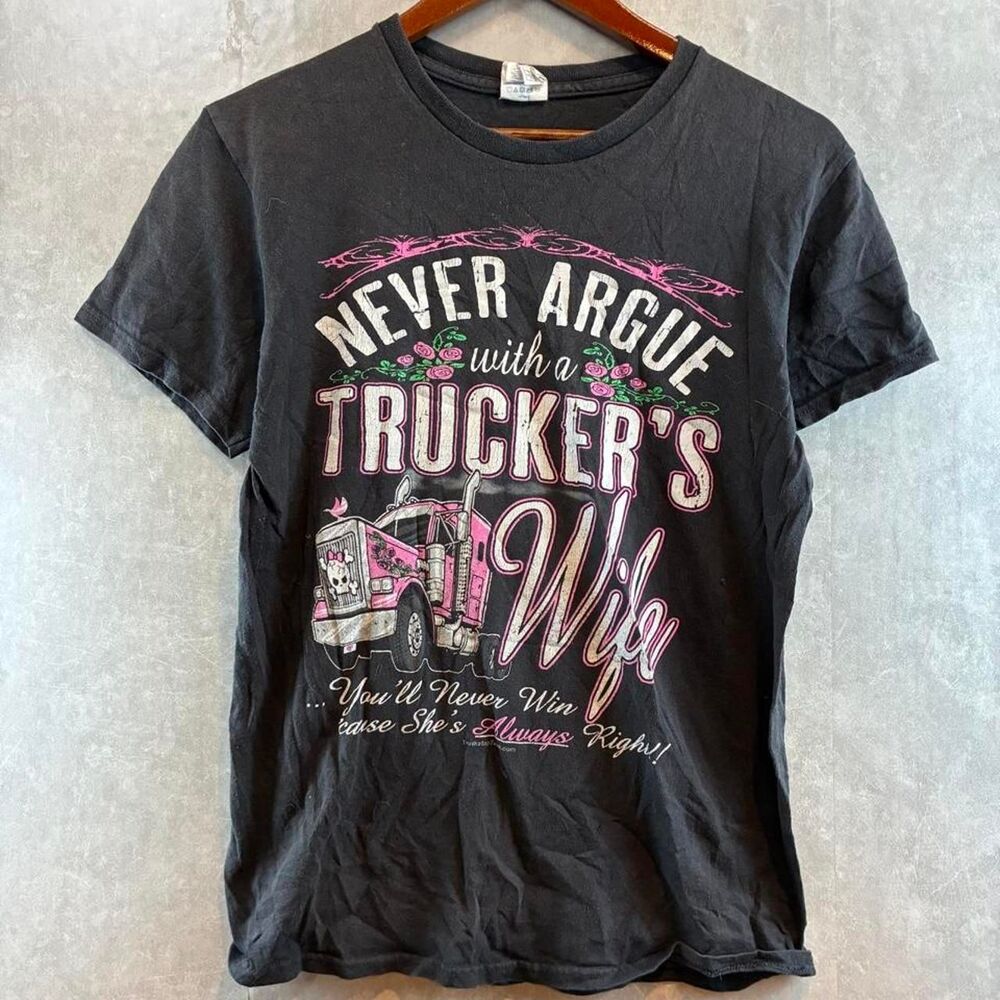 Delta Women's Black and Grey T-shirt